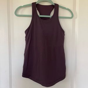 Lululemon Final Lap Tank Black Currant